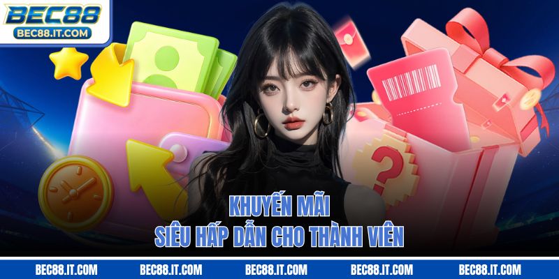 Khuyến mãi siêu hấp dẫn cho thành viên