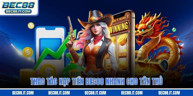 Thao tác nạp tiền Bec88 nhanh cho tân thủ
